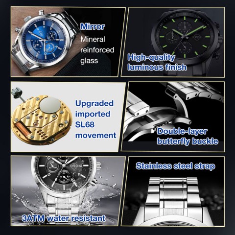Mens Fashion Business Mechanical Watch
