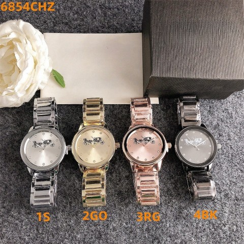 Fashion casual steel strip womens watch