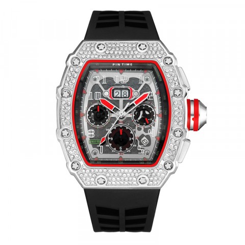 Hollow quartz watch mens mechanical high-end watch