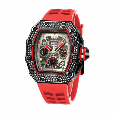 Hollow quartz watch mens mechanical high-end watch