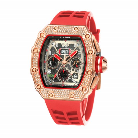 Hollow quartz watch mens mechanical high-end watch