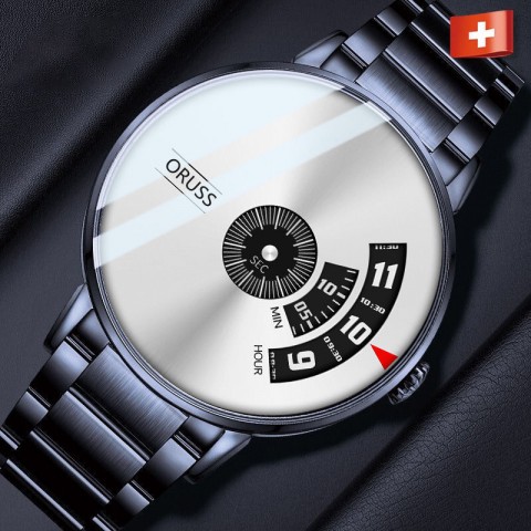 Mens Watch Automatic Movement Starry Sky Steel Belt Waterproof