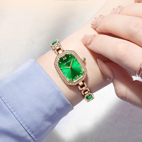 Light luxury niche high-end waterproof bracelet watch