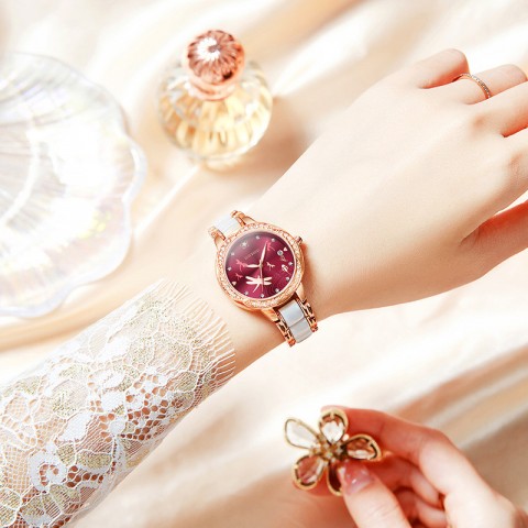 Ceramic Luminous Womens Watch