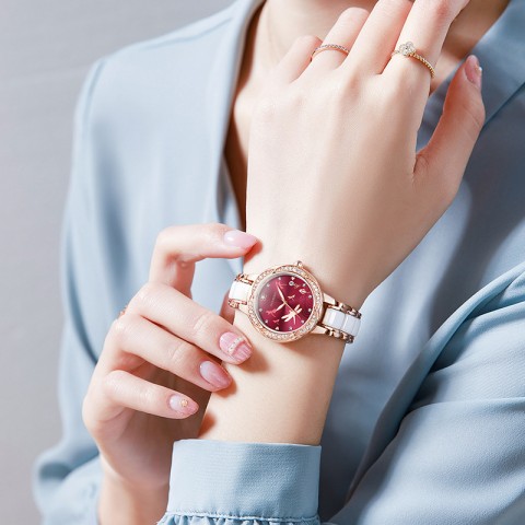 Ceramic Luminous Womens Watch