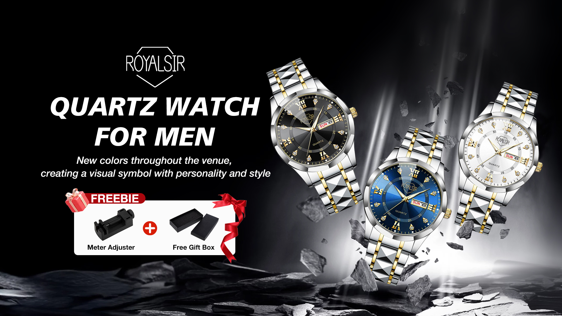 Mens Classic Dual Calendar Mechanical Watch